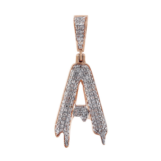 A alphabet gold pendant by Truth Jewel