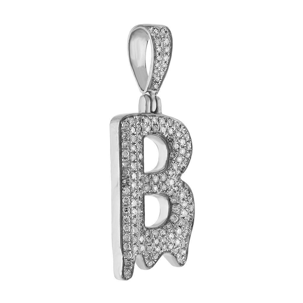 B alphabet gold pendant by Truth Jewel