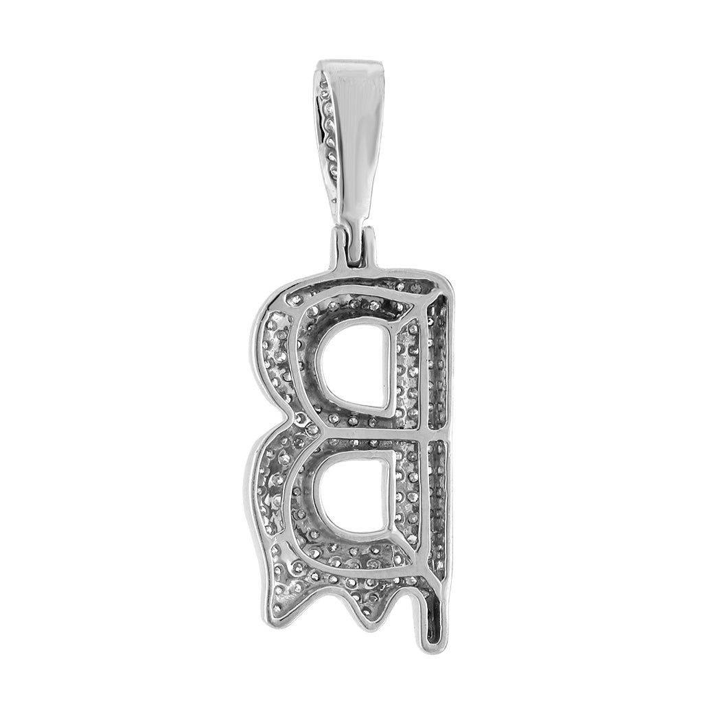 B alphabet gold pendant by Truth Jewel