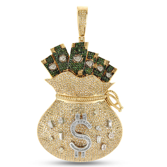 Money Bag Pendant by Truth Jewel