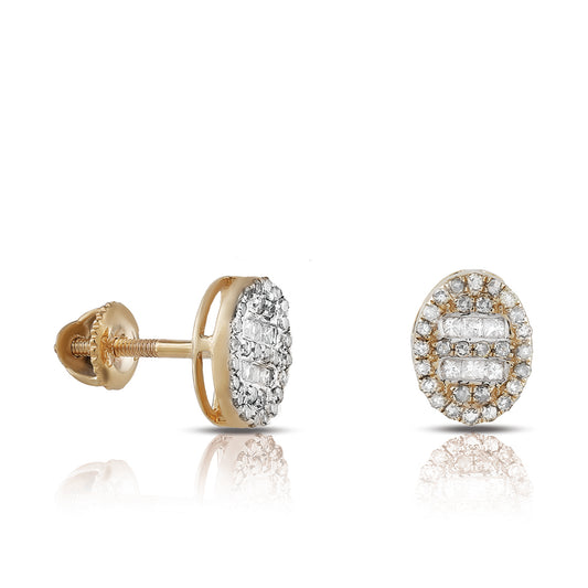 1/3 CT WT Diamond studded Earring by Truth Jewel